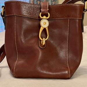 Florentine leather Sadie feed bag